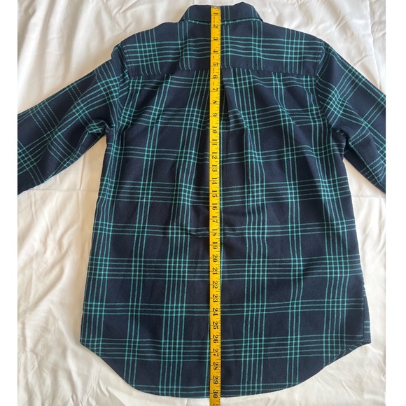 Eddie Bauer  Expedition Flex Flannel Shirt | Womens M | Classic Fit | Blue Plaid - Picture 6 of 13